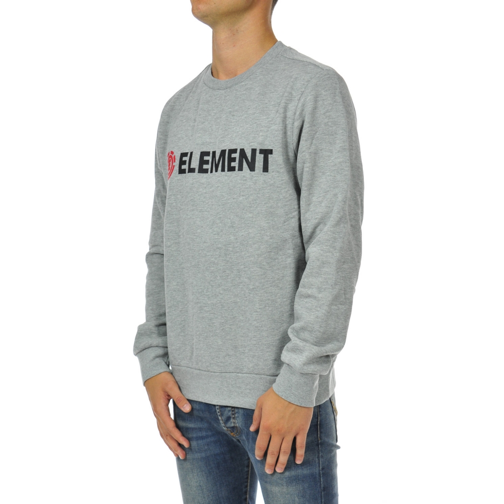 Element Felpa Uomo Girocollo Grey Heather Felpe 