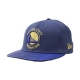 CAPPELLO FITTED NEW ERA CAP FITTED NBA GOLDEN STATE WARRIORS TEAM PU CANVAS DarkRoyal/Yellow unico