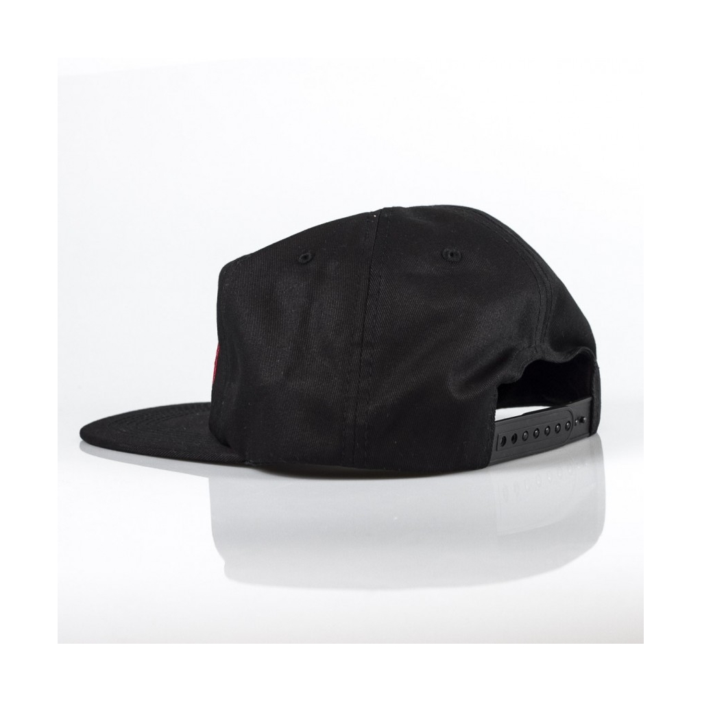 CAPPELLO SNAPBACK MAG LOGO TWO TONE NERO/ROSSO/BIANCO