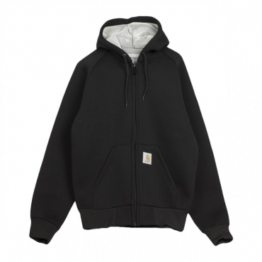 GIUBBOTTO CAR-LUX HOODED JACKET BLACK/GREY