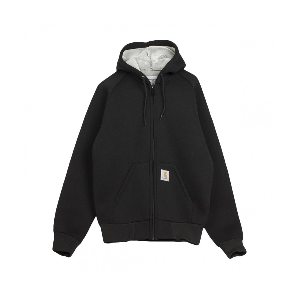 GIUBBOTTO CAR-LUX HOODED JACKET BLACK/GREY