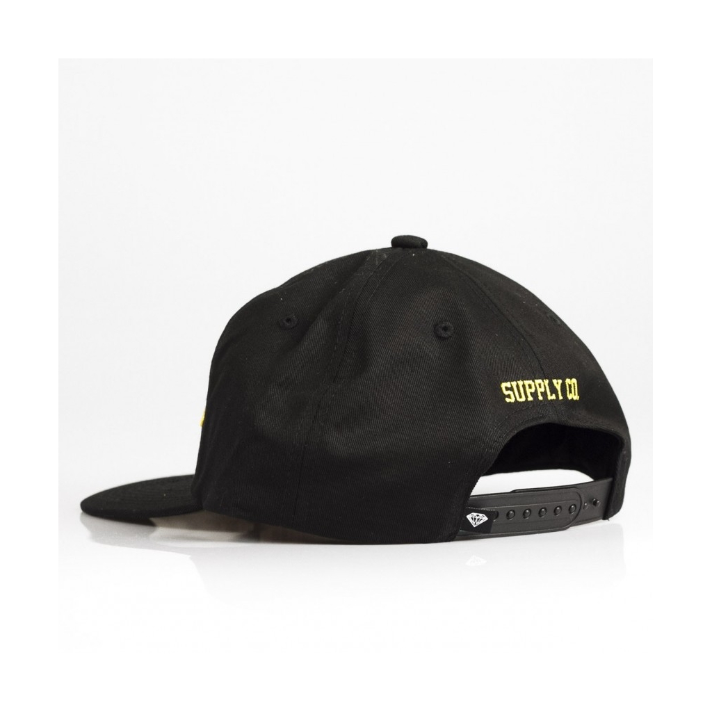 CAPPELLO SNAPBACK OG SCRIPT UNCONSTRUCTED SB BLACK/GOLD