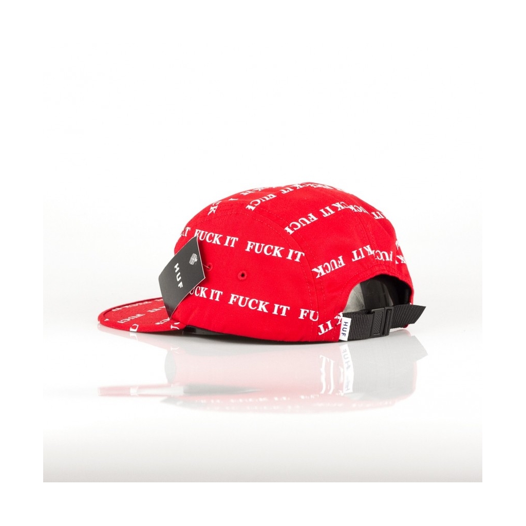 CAPPELLO DESTRUTTURATO FUCK IT VOLLEY RED/WHITE