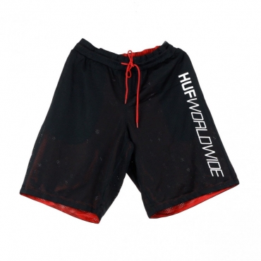 PANTALONE CORTO PLANTLIFE REVERSIBLE MESH SHORT BLACK