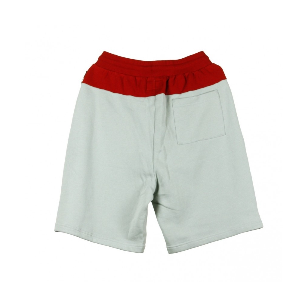 PANTALONE CORTO OG SCRIPT SWEATSHORTS GREY/RED