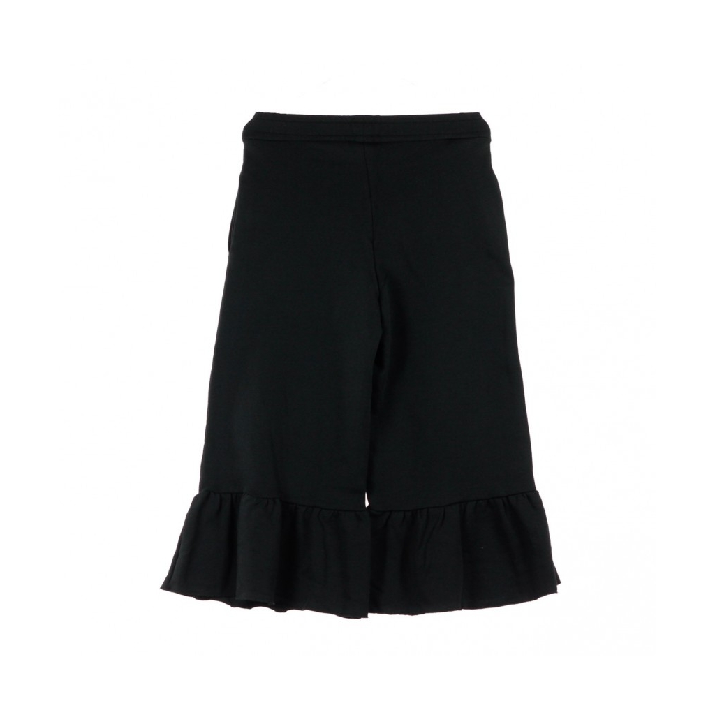 PANTALONE LUNGO CULOTTE VOLANT BLACK