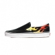 CLASSIC LOW SHOE SLIP-ON FLAME BLACK / BLACK / WHITE