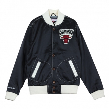 GIUBBOTTO HOMETOWN CHAMPS SATIN JACKET CHIBUL BLACK