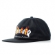 HAT SNAPBACK FLAME MAG BLACK