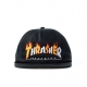 CAPPELLO SNAPBACK FLAME MAG BLACK