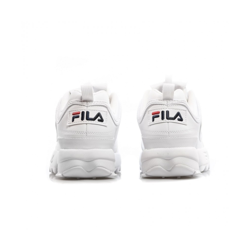 Fila sneaker disruptor low white best sale