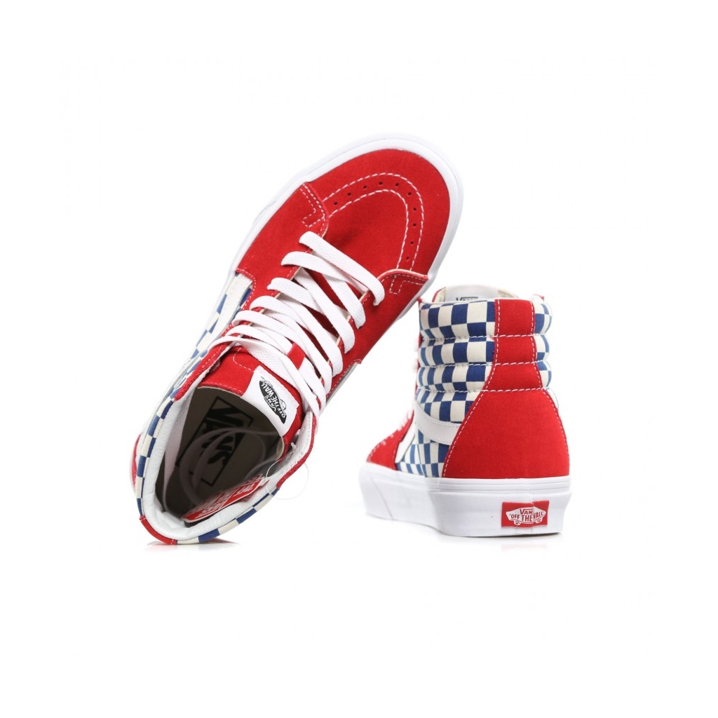 True blue hot sale checkered vans