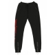 PANTALONE TUTA GROSGRAIN JOGGER BLACK / RED