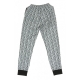 PANTALONE TUTA AVER JOGGER BLACK/WHITE