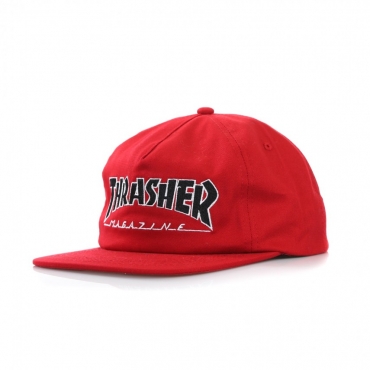 CAPPELLO SNAPBACK OUTLINED RED