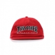 CAPPELLO SNAPBACK OUTLINED RED