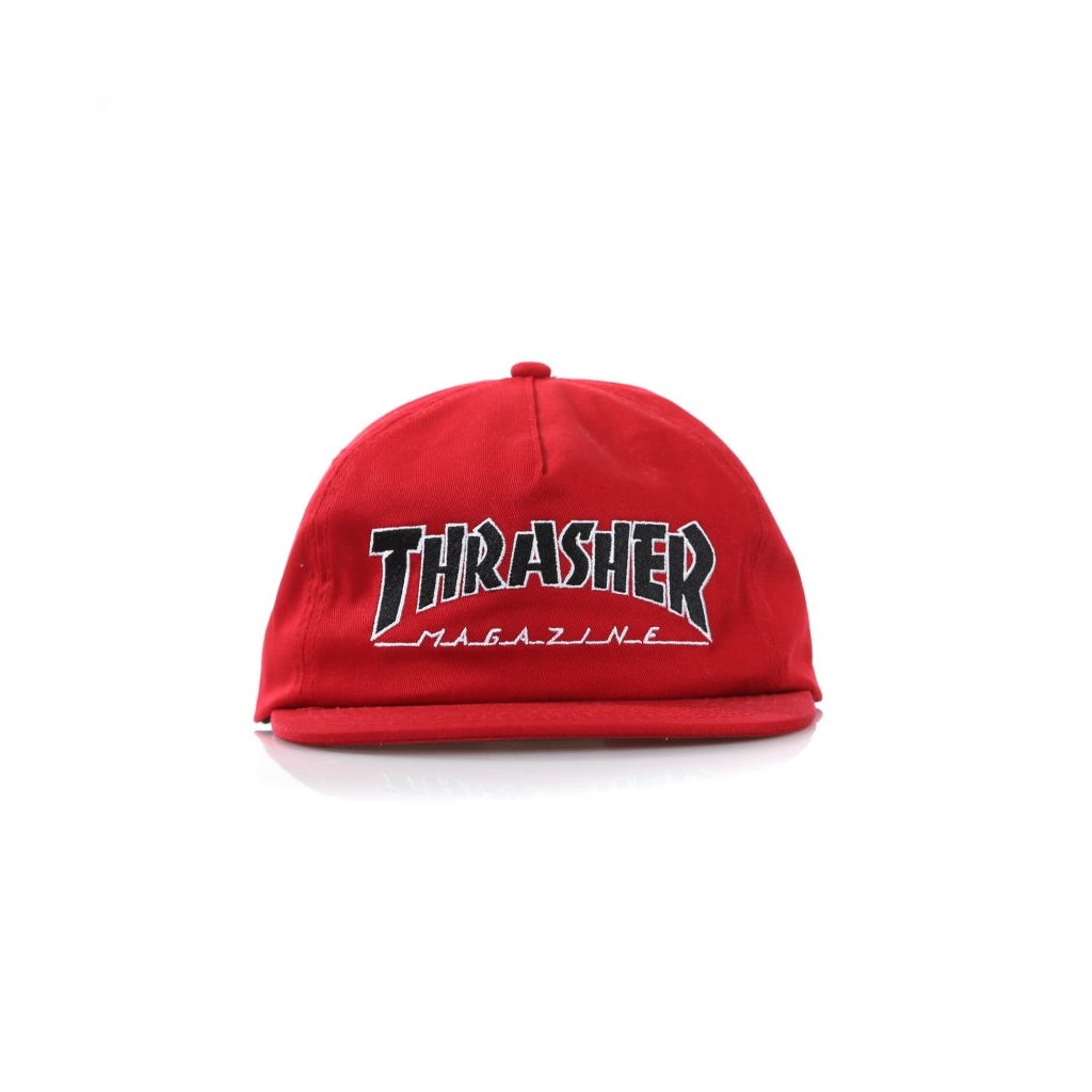 CAPPELLO SNAPBACK OUTLINED RED