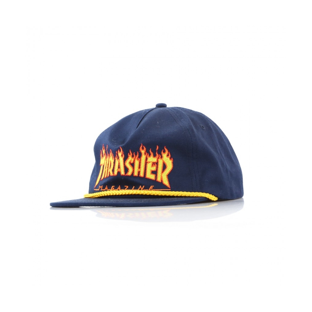 CAPPELLO SNAPBACK FLAME ROPE NAVY