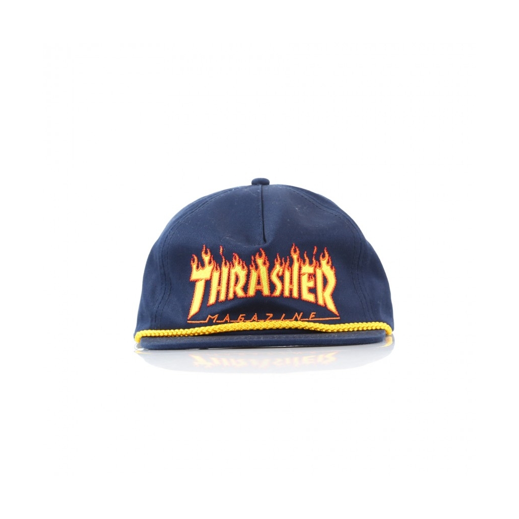 CAPPELLO SNAPBACK FLAME ROPE NAVY