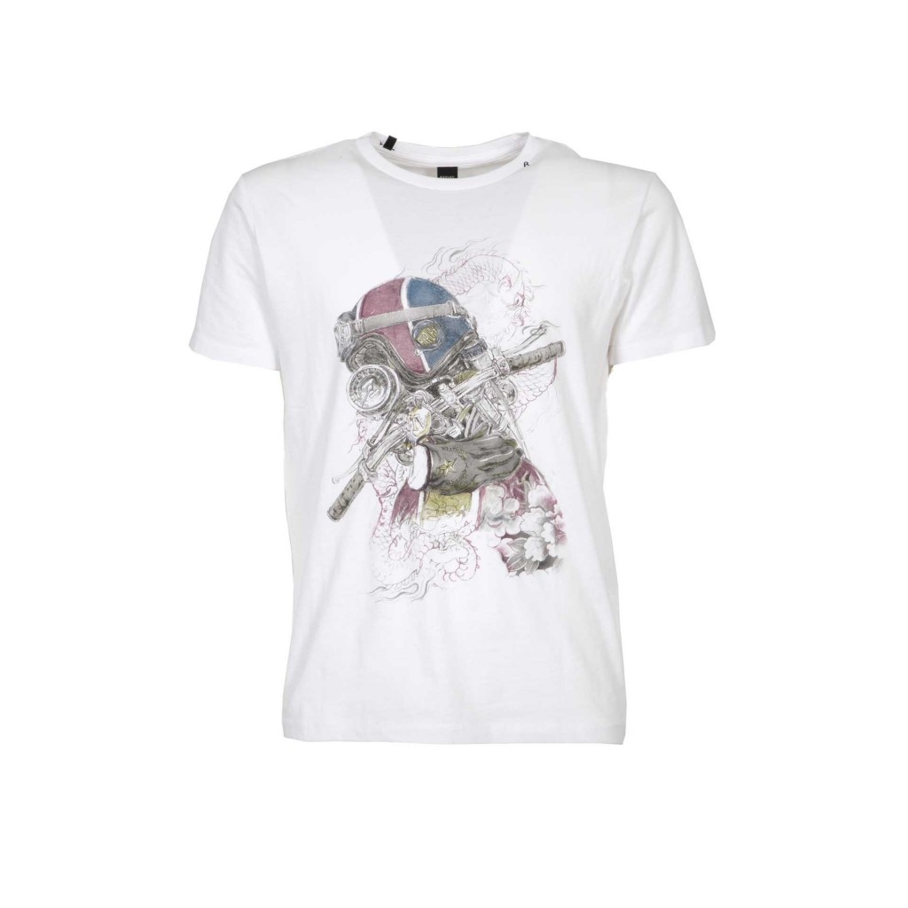 T-shirt stampa motorbike 001