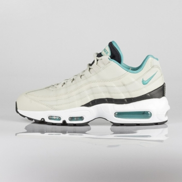 SCARPA BASSA AIR MAX 95 ESSENTIAL LIGHT BONE/SPORT TURQ/BLACK