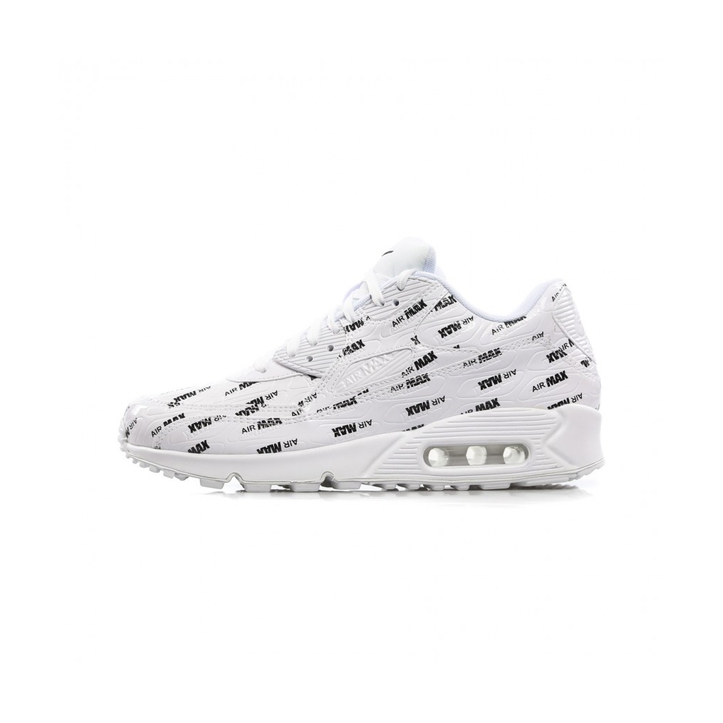 SCARPA BASSA AIR MAX 90 PREMIUM WHITE/WHITE/BLACK