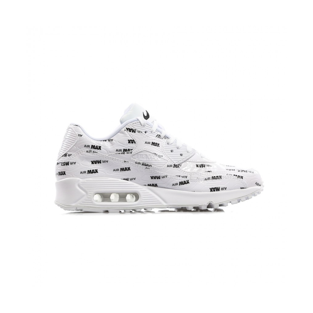 SCARPA BASSA AIR MAX 90 PREMIUM WHITE/WHITE/BLACK