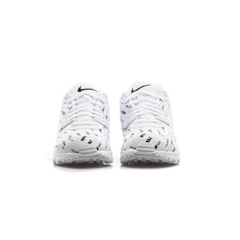 SCARPA BASSA AIR MAX 90 PREMIUM WHITE/WHITE/BLACK