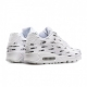 SCARPA BASSA AIR MAX 90 PREMIUM WHITE/WHITE/BLACK