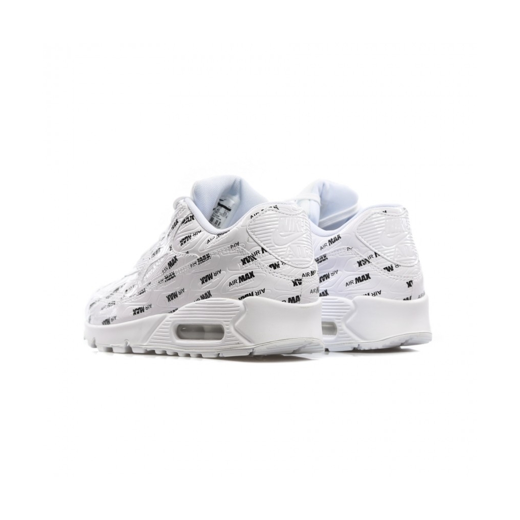 SCARPA BASSA AIR MAX 90 PREMIUM WHITE/WHITE/BLACK