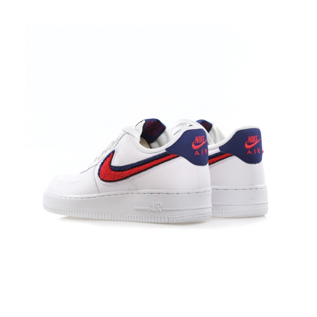 air force 1 white red and blue