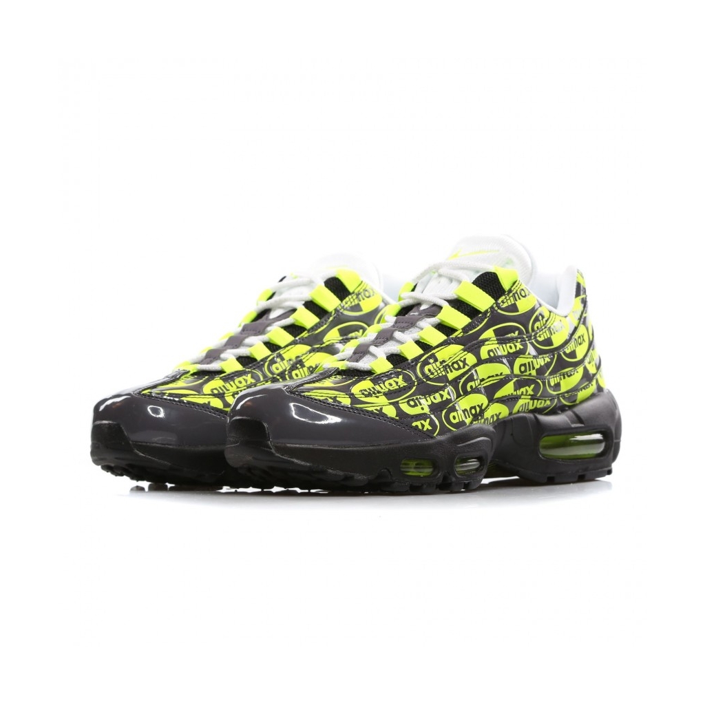 SCARPA BASSA AIR MAX 95 PRM BLACK/VOLT/ASH/WHITE