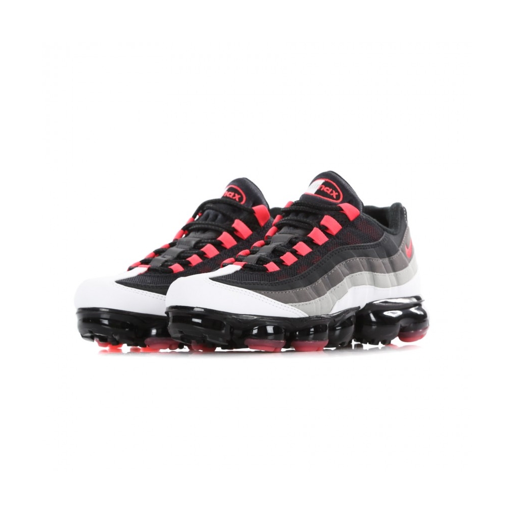 NIKE SCARPA BASSA AIR VAPORMAX 95 WHITE HOT RED DK PEWTER GRANITE. Bowdoo