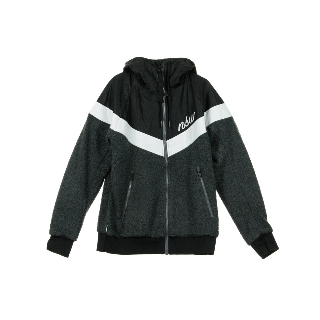 JKT WR SHERPA BLACK / DARK GRAY / SUMMIT WHITE JACKET | Bowdoo.com