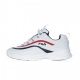 LOW SHOE LOW WMN WEISSER SCHUH / FILA NAVY / FILA ROT