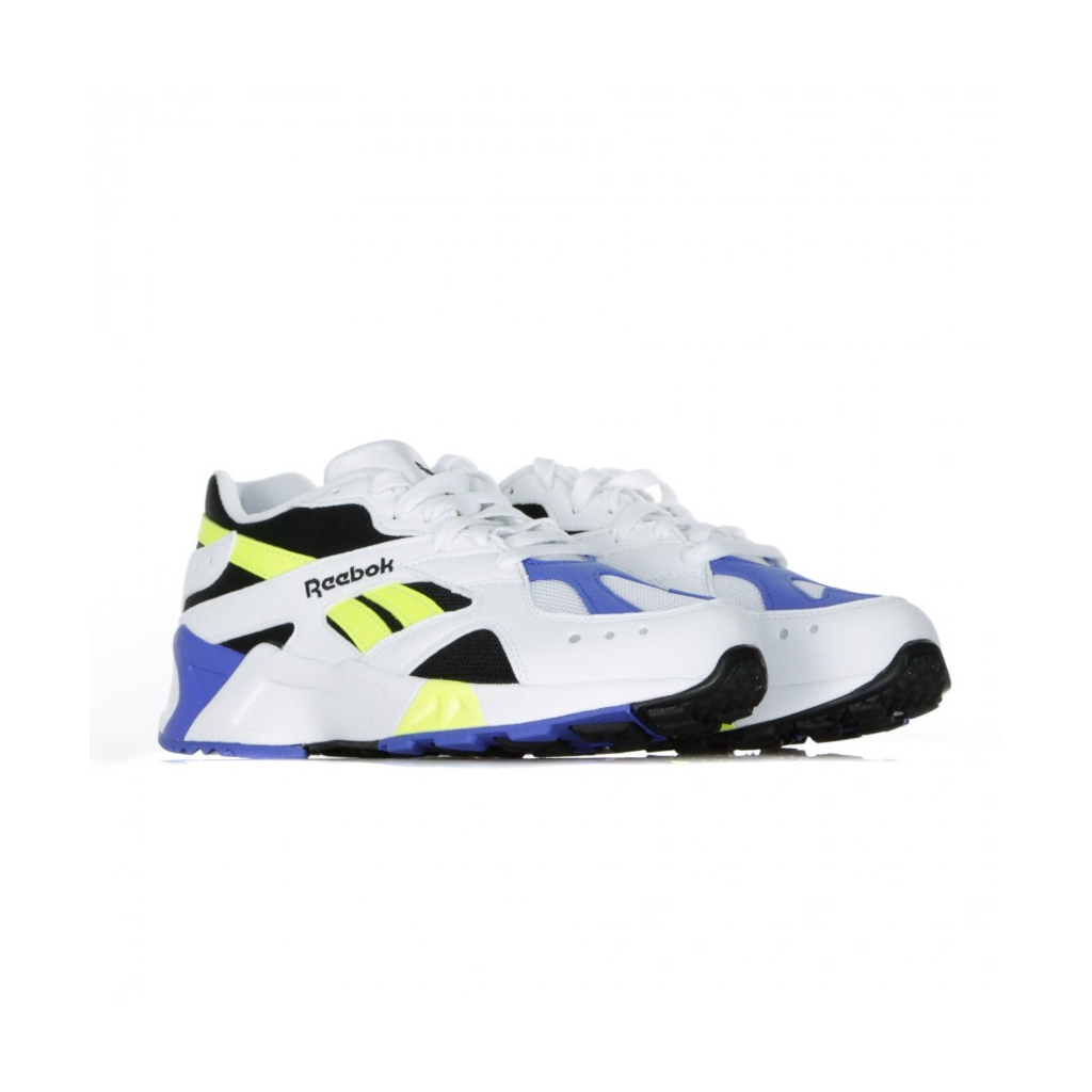 SCARPA BASSA AZTREK WHITE/BLACK/COBALT/YELLOW