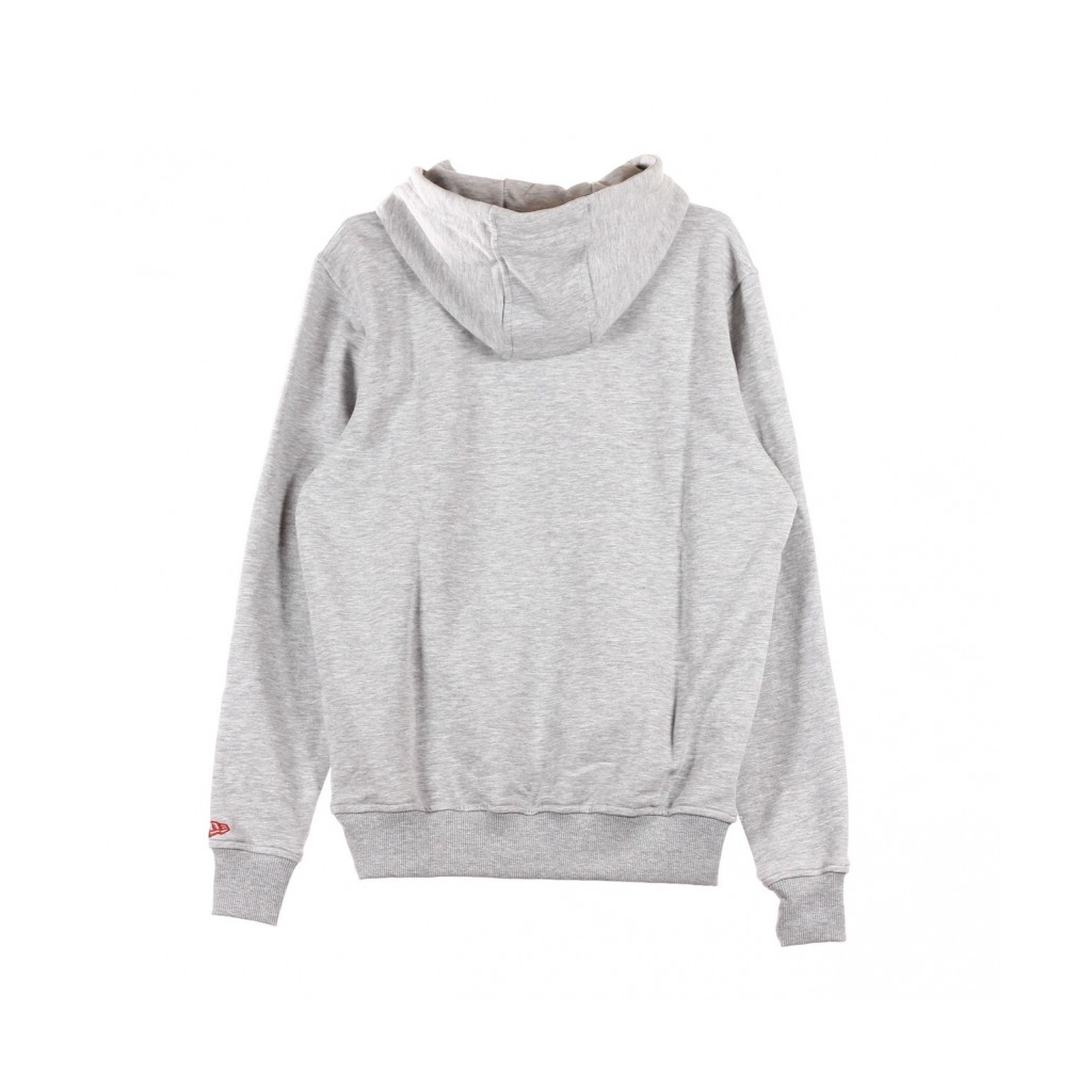 FELPA CAPPUCCIO TEAM LOGO PO HOODY HOUROC LIGHT GREY HEATHER