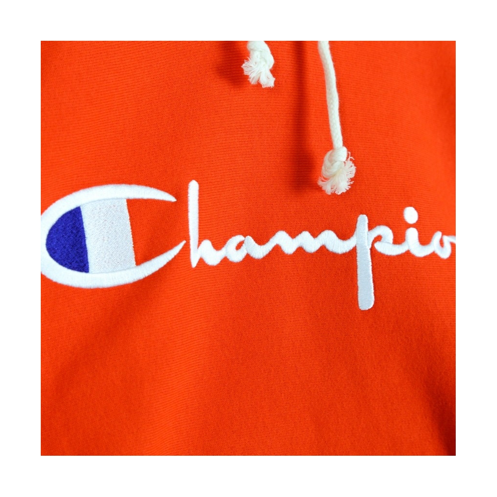 FELPA CAPPUCCIO HOODED SWEATSHIRT ORANGE