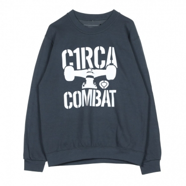 FELPA GIROCOLLO COMBAT CREW SMOKE