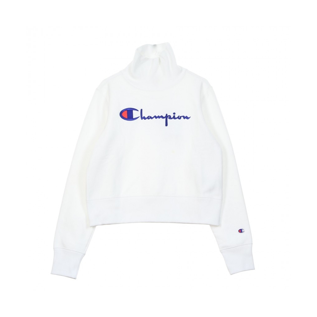 FELPA GIROCOLLO TURTLE NECK L/S SWEATSHIRT WHITE