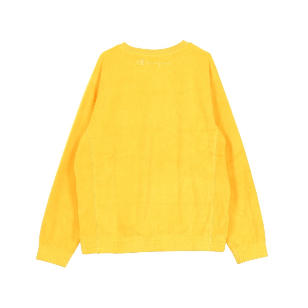 yellow crew neck sweater