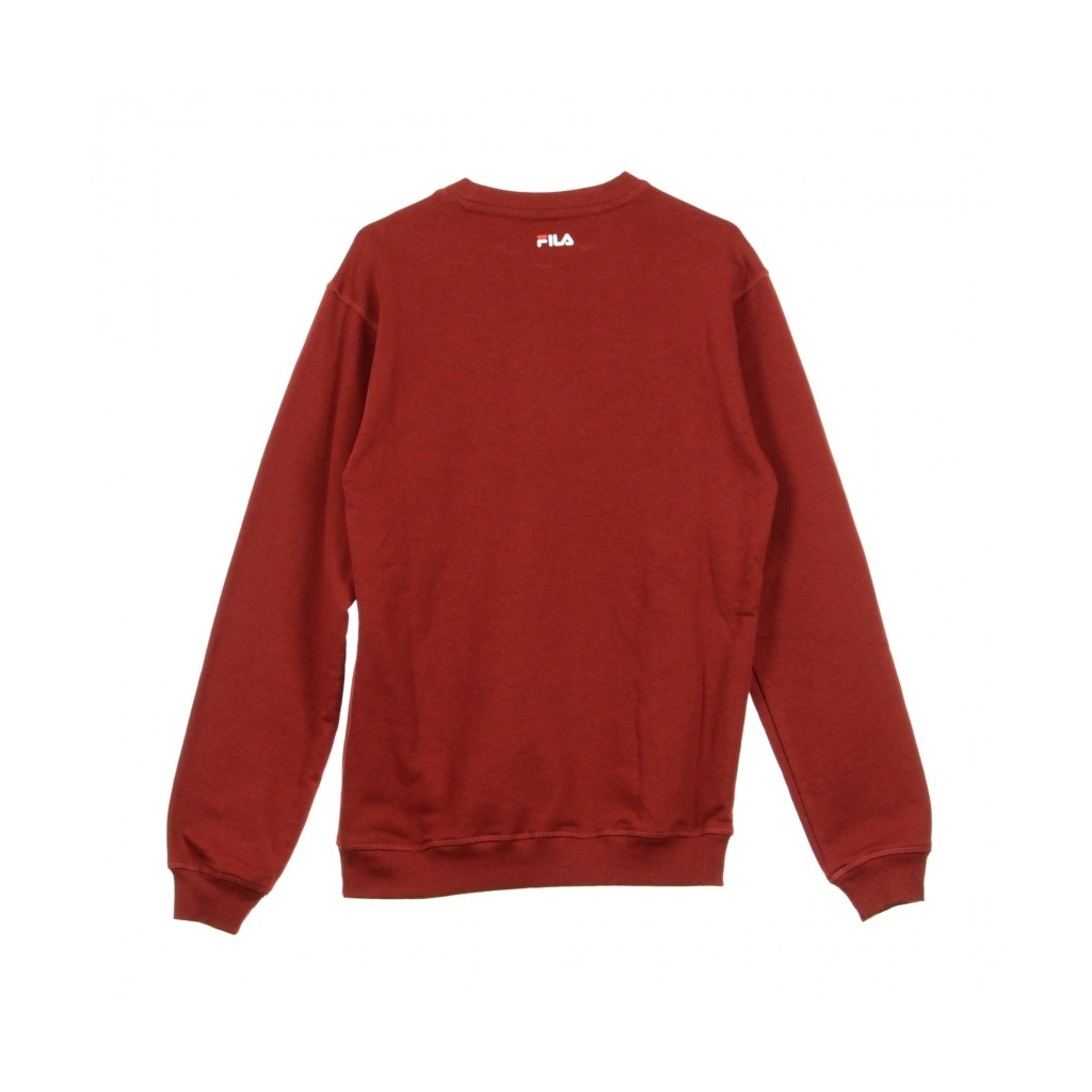 FELPA GIROCOLLO PURE CREW SWEAT MERLOT