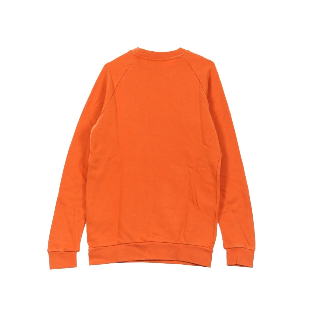 FELPA GIROCOLLO TREFOIL CREW CRAFT ORANGE