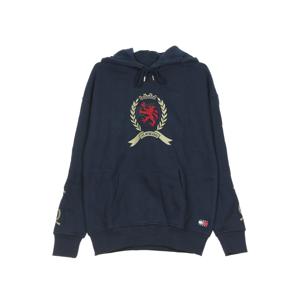 FELPA CAPPUCCIO TJW CREST HOODIE DARK SAPPHIRE