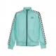 TRACK JACKET BANDA WANNISTON SLIM TURQUOISE / WEISS / SCHWARZ