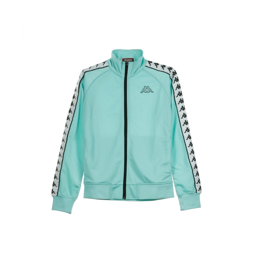 TRACK JACKET BANDA WANNISTON SLIM TURQUOISE/WHITE/BLACK