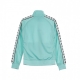 TRACK JACKET BANDA WANNISTON SLIM TURQUOISE/WHITE/BLACK