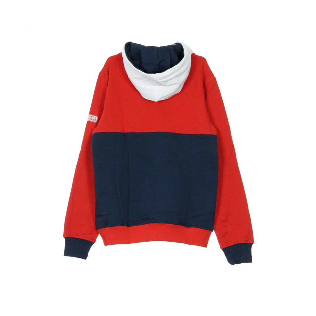 FELPA CAPPUCCIO MEETING NAVY/RED