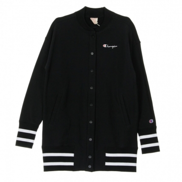 GIUBBOTTO BOMBER GBOMBER REVERSE WEAVE BLACK