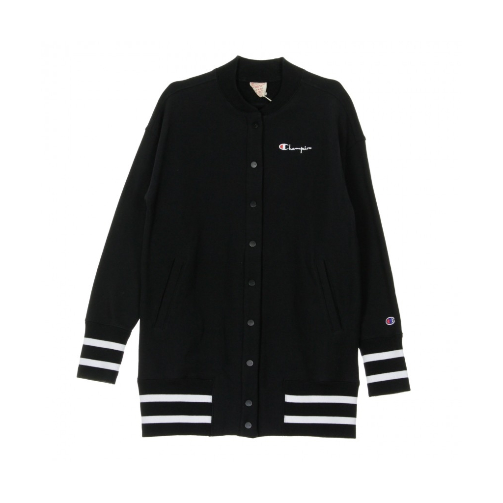 GIUBBOTTO BOMBER GBOMBER REVERSE WEAVE BLACK